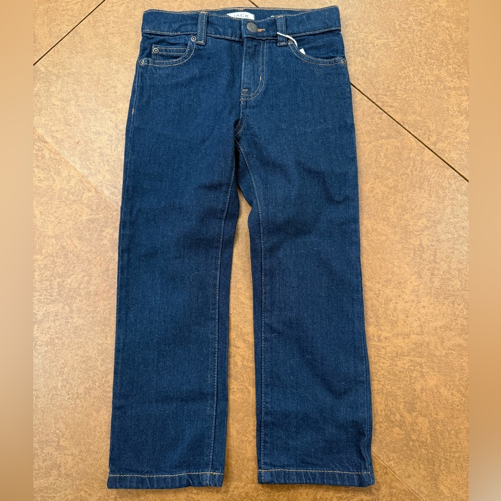 Janie and Jack Kids Dark Blue Straight Jeans